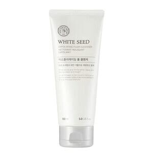 The Face Shop White Seed Exfoliating Cleansing Foam – 5.07 fl oz